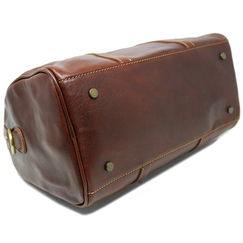 Floto Italian Leather Boston Bag Women's Handbag brown 4